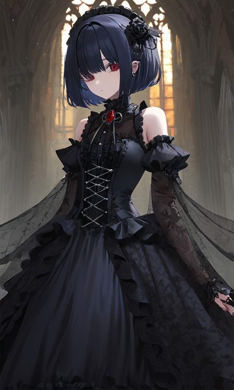 1girl  gothic dress, masterpiece